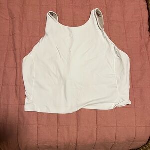 White High neck align tank top lululemon